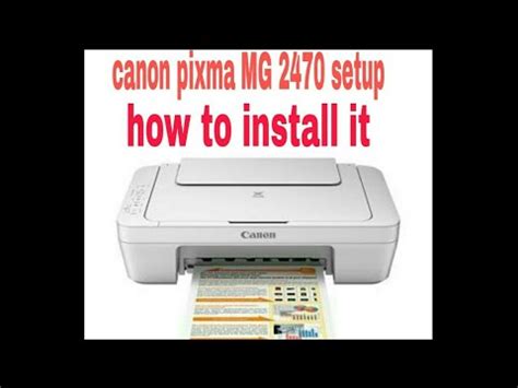 Canon printer wireless setup is used to connect a user's computer and the canon printer via a thinking about how to set up a canon printer on your mac, windows, ipad, iphone, ipod, or android. canon pixma MG2470 all in one Ink-jet printer setup/ how ...