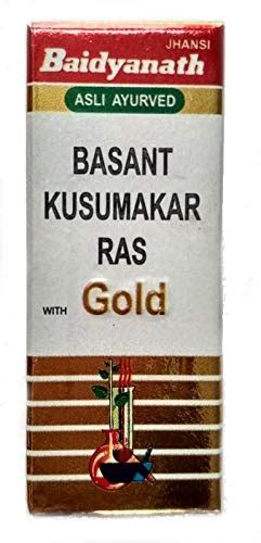 Buy Baidyanath Jhansi Basant Kusumakar Ras Gold 25 Tablets Online At Low Prices In India