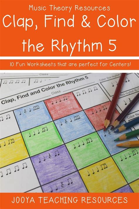 Try This Set Of 10 Fun Clap Find And Color Rhythm Activities With Your