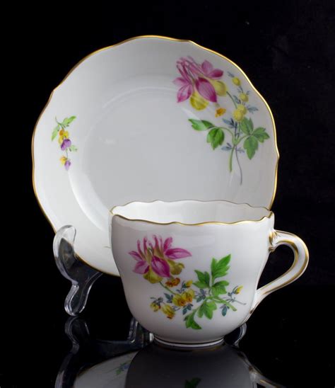 Meissen Porcelain Demitasse Coffee Cup And Saucer C1934 Coffee Cups And Saucers Cup And