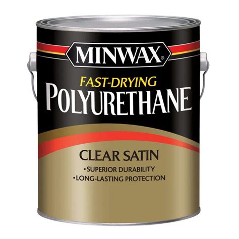 Minwax 1 Gal Satin Fast Drying Polyurethane 2 Pack 71028 The Home