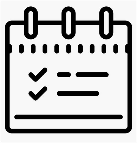 Planning Icon Png For Kids Icon Planner Transparent Png