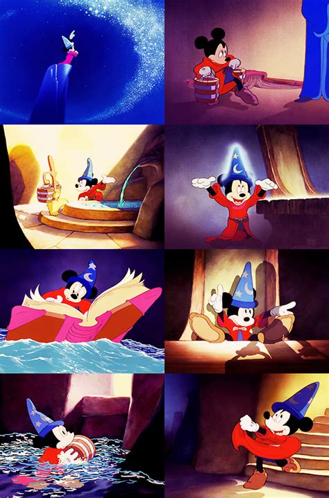 Mickey Mouse In Various Scenes From The Animated Movie