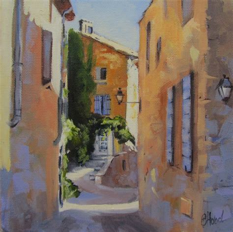 French Street Scene Oil Painting At Explore