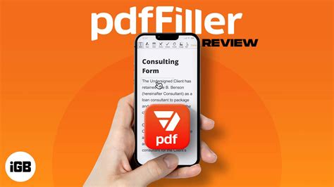Pdffiller Review One Software To Solve All Your Pdf Problems Igeeksblog