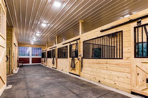 Custom Indoor Arena And Horse Barn Precise Buildings Llc