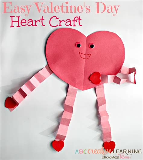 Easy And Cute Valentines Day Heart Craft For Kids