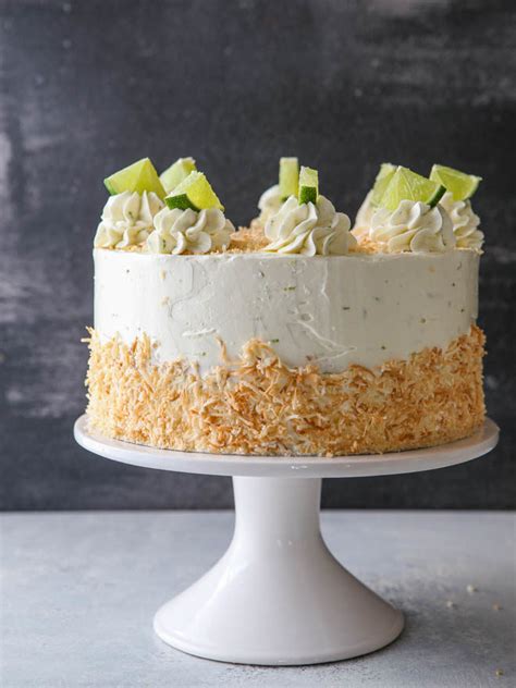 Yummy german cakes with unusual names. Coconut Lime Cake - Completely Delicious