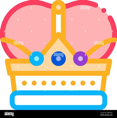 Royal Crown Icon Vector Outline Illustration Stock Vector Image And Art