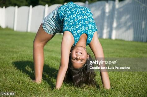 Girl Doing Backbend Photos And Premium High Res Pictures Getty Images