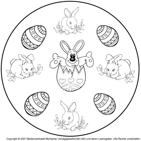 40 einfach bastelideen ostern vorlagen. Oster-Mandala 2 - Medienwerkstatt-Wissen © 2006-2017 ...