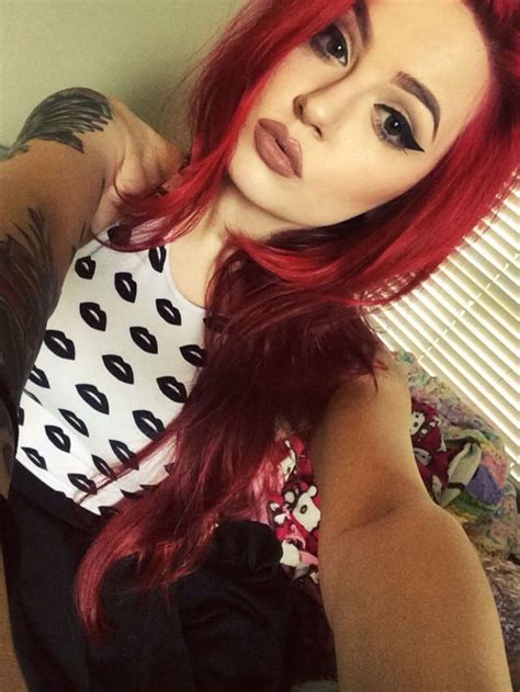 Pin By Alayna Myers On Makeup Hair Tattoo Girl Red Hair Tattoos Hair Beauty