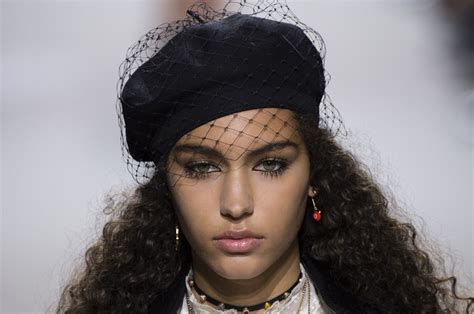 Christian Dior Spring 2018 Details Beret Wool Berets Warm Hat