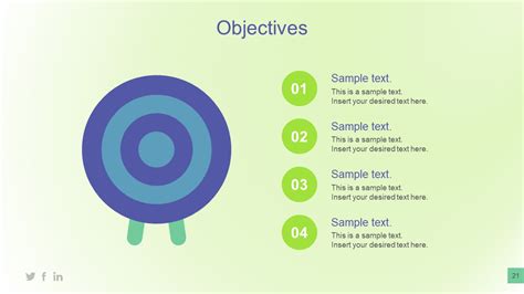 Objectives Powerpoint Template With Bullet Points Slidemodel
