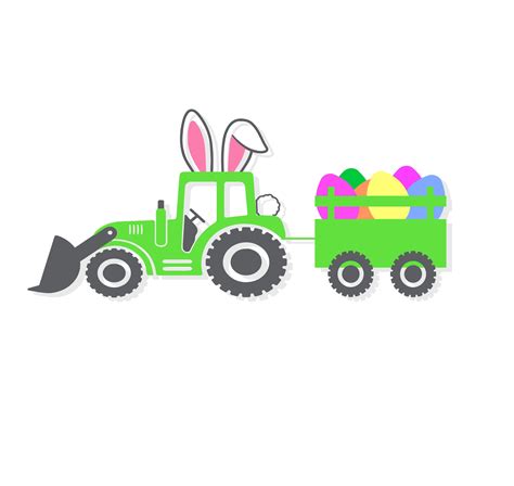 Easter Tractor SVG for Cricut / Bunny Tractor Svg / Easter - Etsy