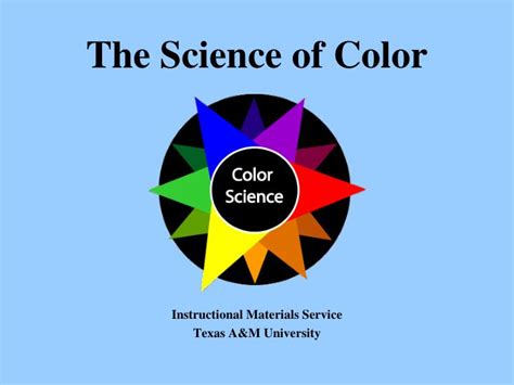 Ppt The Science Of Color Powerpoint Presentation Free Download Id