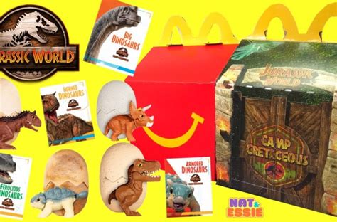 Jurassic World Camp Cretaceous Mcdonalds Happy Meal 2020 Full Set