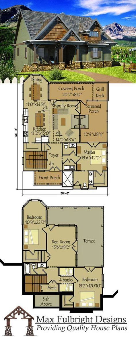 Floor Plan Rustic Cottage House Plan With Open Living Floor Plan