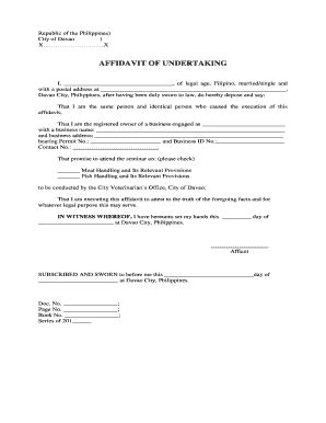 Printable Affidavit Sample Philippines Forms And Templates Fillable Samples In Pdf Word To