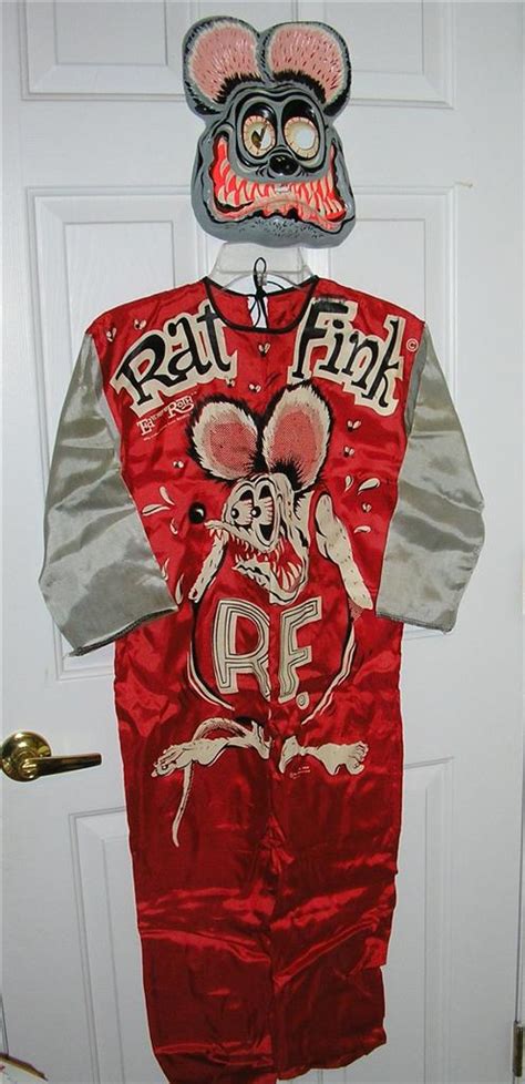 1960s Ed Big Daddy Roth Rat Fink Halloween Costume Scarce