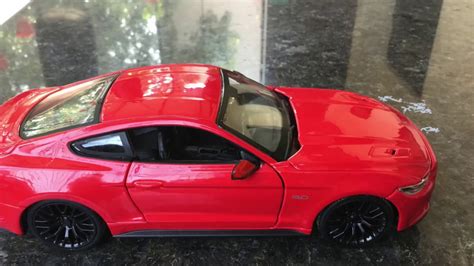 Diecast Unboxing 2015 2016 Ford Mustang Gt 124 Official Ford Scale