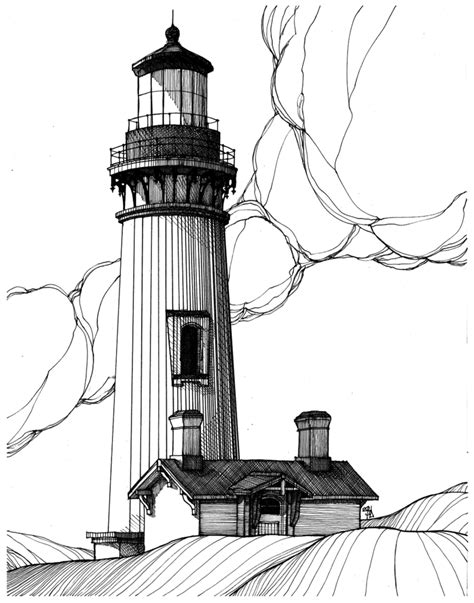 Lighthouse Drawing Simple At Explore Collection Of