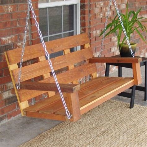 Tmp Outdoor Furniture Homestead Red Cedar Porch Swing Outdoor Ideas