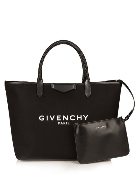 Lyst Givenchy Antigona Large Canvas Tote In Black