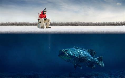 Free Download Ice Fishing Wallpaper Artistic Wallpapers 28074