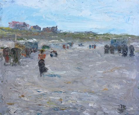 Charles Webster Hawthorne Beach At Zandvoort Netherlands At 1stdibs