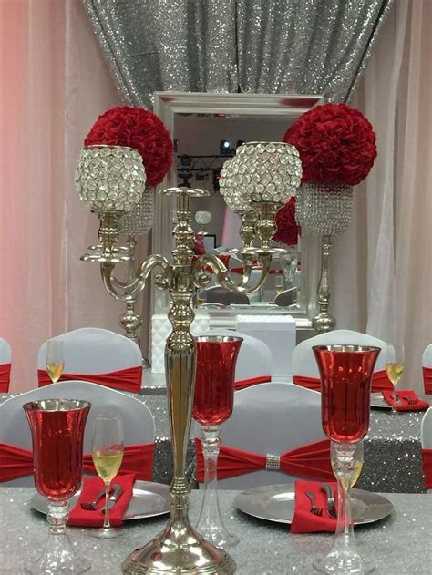diamonds and roses quinceañera party ideas photo 14 of 17 red party decorations quinceanera