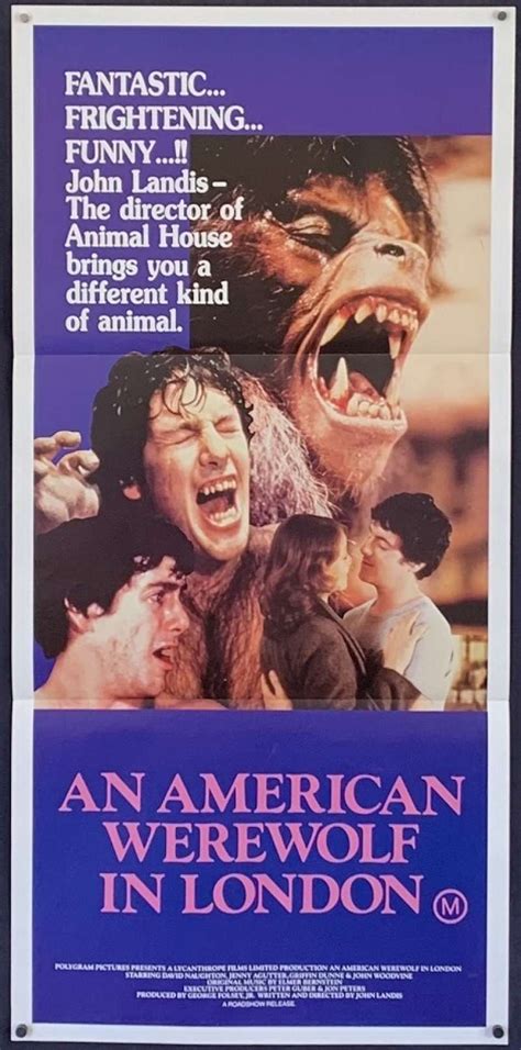 all about movies an american werewolf in london movie poster original daybill john landis best art