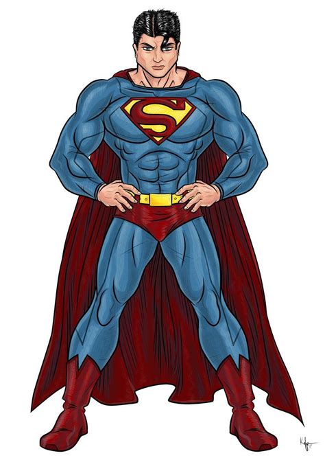 Superman Superman Drawing Dc Comics