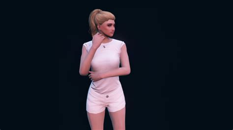Cute Ponytail Hairstyle For Mp Female Gta5