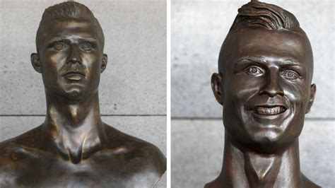 Cristiano Ronaldo Bust At Madeira Airport Replaced