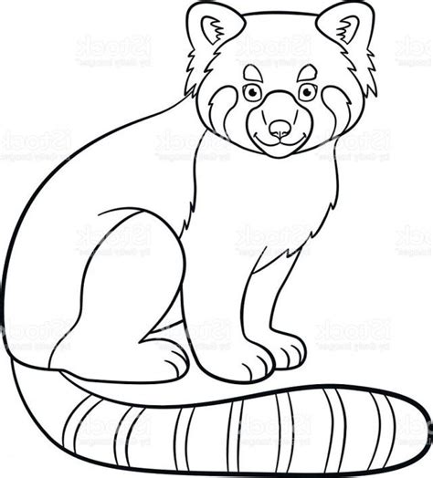 Exclusive Picture Of Red Panda Coloring Page