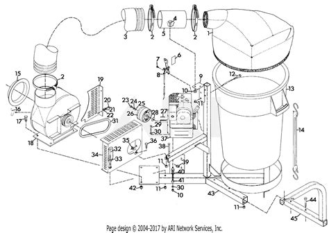 Gravely 42222 Grass Bagger PM300 Parts Diagram For PRO MASTER GRASS CATCHER