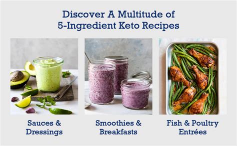 The Easy 5 Ingredient Ketogenic Diet Cookbook Low Carb High Fat