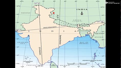 India Size And Location Chapter 1 Geography Social Science Class 9