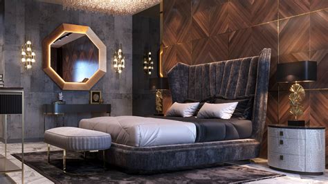 3d Visualization Of Bedroom Kiev On Behance Luxury Bedroom Furniture