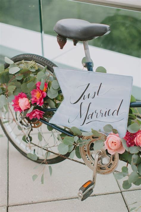 A Whimsical Bicycle Themed Wedding At Charlie Palmer Steak In