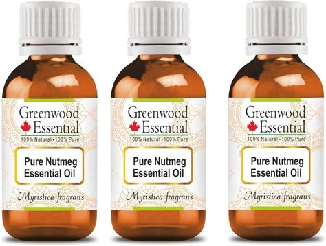 Jp Greenwood Essential Pure Nutmeg Essential Oil Myristica