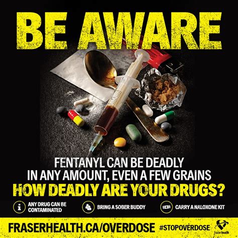 Fraser Health Campaign To Reduce Drug Overdose Deaths Tri City News