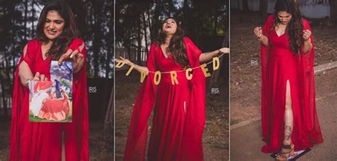 woman celebrates divorce with viral photoshoot see pics