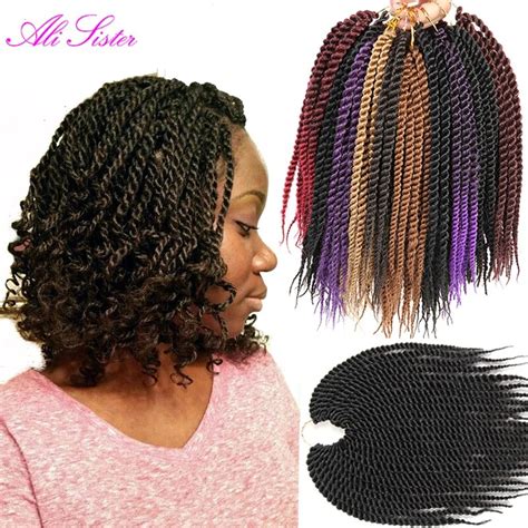 10 Senegalese Twist Hair Crochet Hair Braiding Crotchet Braids Hair Extension Kinky Twist Hair