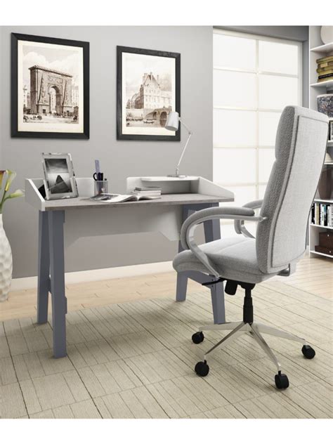 Well you're in luck, because here they. Home Office Desk Grey Truro Study Desk AW3190 by Alphason ...