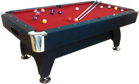 7ft Red Model Red Devil Pool Table Billiard Playing Cloth Indoor Sports