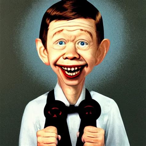 Alfred E Neuman From Mad Magazine Stable Diffusion