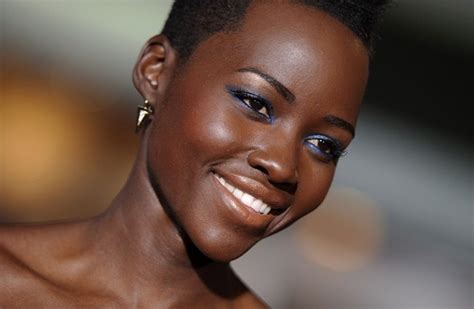 Lupita Nyongo Wears Cobalt And Copper With Absolute