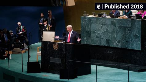 Fact Checking Trumps Speech To The United Nations The New York Times